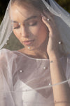 IZORA perle tulle veil