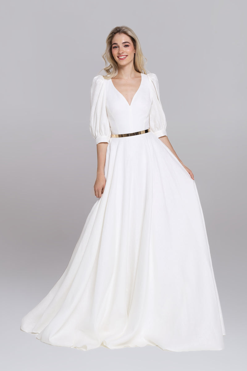 RAVEN linen | wedding dress