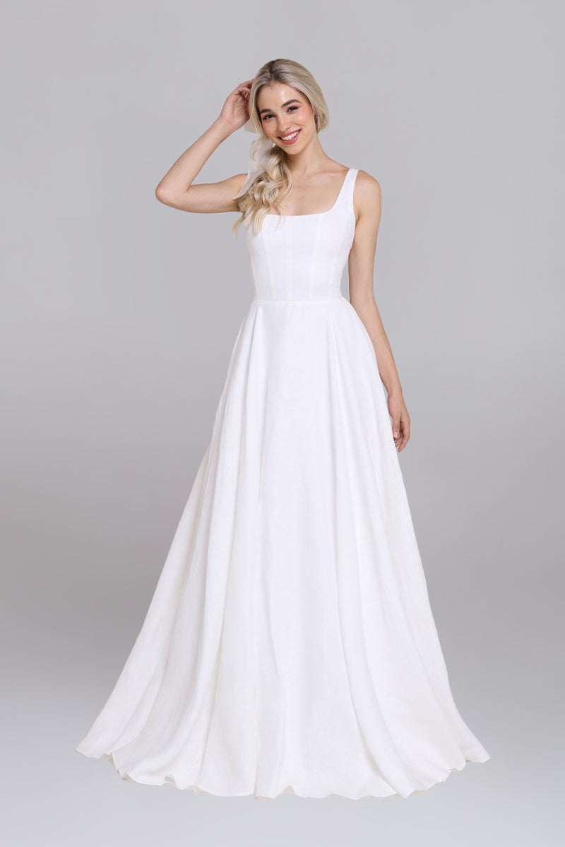 RIVER linen | wedding dress