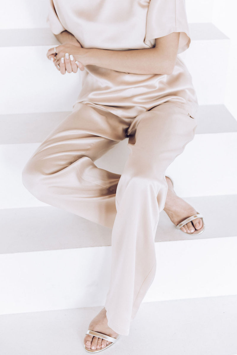 ZENIA silk pants